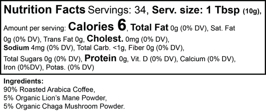 Vitality Mushroom Coffee (Medium Roast) — Vellum Labs premium brain optimization supplement