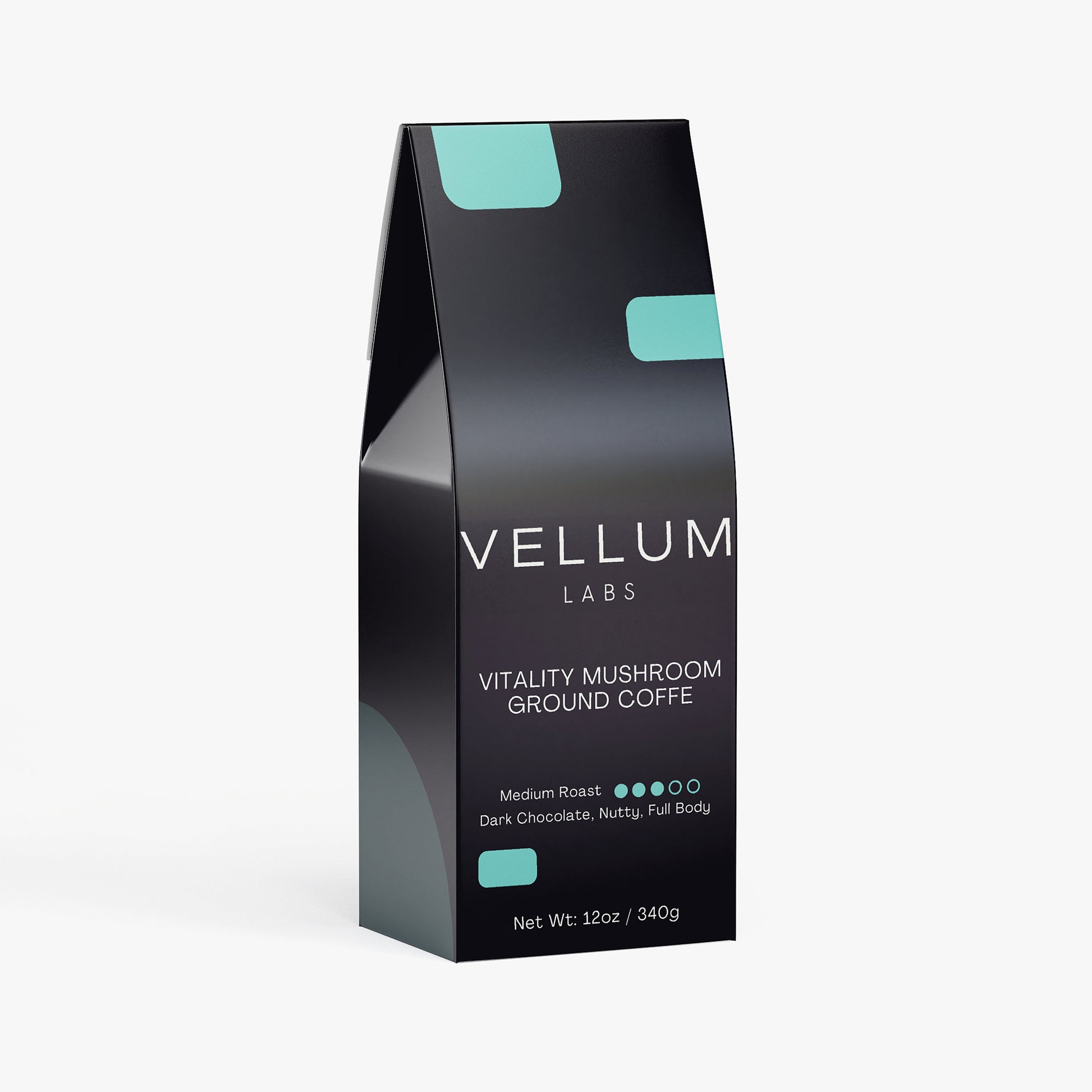 Vitality Mushroom Coffee (Medium Roast) — Vellum Labs premium brain optimization supplement