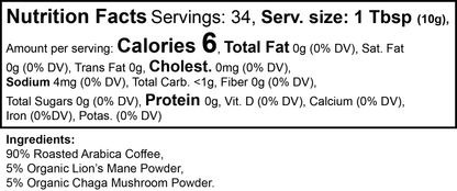 Vitality Mushroom Coffee (Medium Roast) — Vellum Labs premium brain optimization supplement